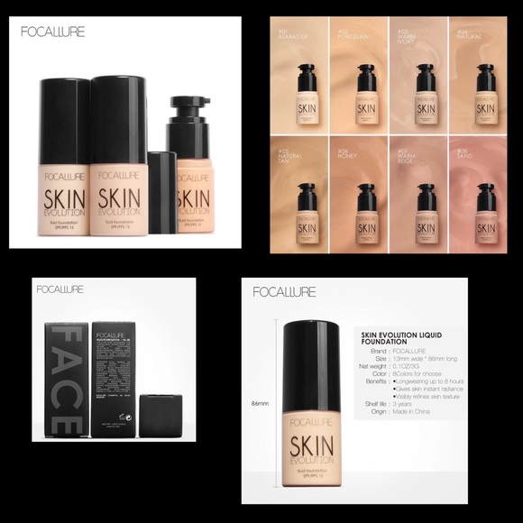 Focallure Makeup Focallure Skin Evolution Liquid Foundation Poshmark